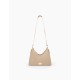 iDeal of Sweden SS22 Jolie Curve-Cut Shoulder Bag - Fudge Croco - sieviešu rokassoma / pleca soma