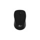 ART (AM-92) Wireless Optical Mouse 2400 DPI (2xAAA Batteries) - Melna - Bezvadu datorpele