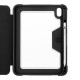 Tactical Heavy Duty Tri-fold Stand PU Book Case with Stylus Pocket priekš Apple iPad 10.9 (2022) - Melns - triecienizturīgs sāniski atverams maciņš ar stendu