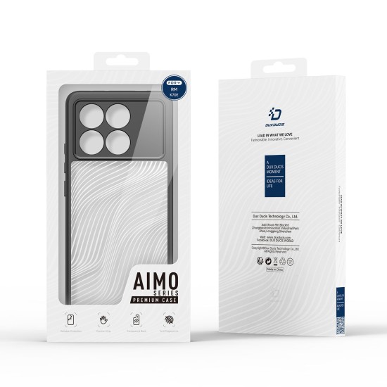 Dux Ducis Aimo Back Case priekš Xiaomi Poco X6 Pro - Caurspīdīgs - triecienizturīgs silikona-plastikāta aizmugures apvalks / bampers-vāciņš