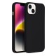 Forcell Soft Back Case priekš Apple iPhone 14 - Melns - matēts silikona aizmugures apvalks / bampers-vāciņš