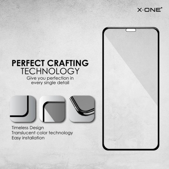 X-One Full Cover Extra Strong Matte Tempered Glass sreen protector priekš Apple iPhone 15 - Melns - Matēts Ekrāna Aizsargstikls / Bruņota Stikla Aizsargplēve