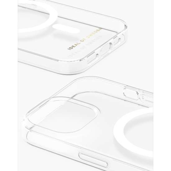 iDeal of Sweden Clear MagSafe SS23 Back Case priekš Apple iPhone 13 - Clear - silikona aizmugures apvalks / bampers-vāciņš