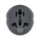 BlueStar EU to UK Travel Plug Adapter Converter - Balts - tīkla adapteris