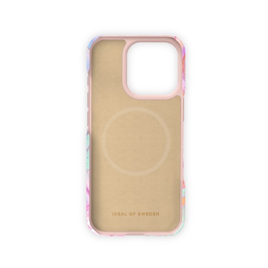 iDeal of Sweden Fashion MagSafe Back Case для Apple iPhone 16 Pro Max - Pastel Marble - пластиковый чехол-накладка с встроенной металической пластиной / бампер-крышка