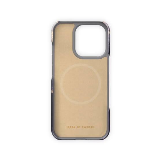 iDeal of Sweden Fashion MagSafe Back Case для Apple iPhone 16 Pro Max - Golden Twilight Marble - пластиковый чехол-накладка с встроенной металической пластиной / бампер-крышка