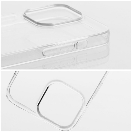 Back Case 2mm (camera protection) для Apple iPhone 16 - Прозрачный - силиконовая накладка / бампер-крышка