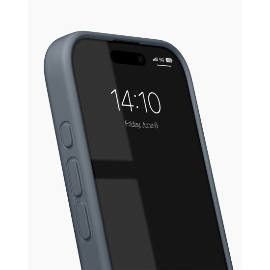 iDeal of Sweden Silicone Back Case для Apple iPhone 16 Pro - Midnight Blue - силиконовый чехол-накладка / бампер-крышка