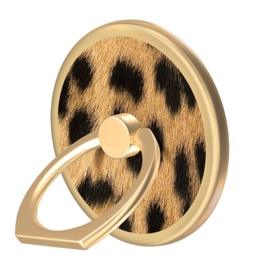 iDeal of Sweden Magnetic Ring Mount - Leopard - Universāls magnētisks gredzens-turētājs telefonam