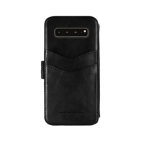 iDeal of Sweden STHML Wallet Case priekš Samsung Galaxy S21 Ultra G998 - Black - mākslīgās ādas sāniski atverams maciņš ar bamperu uz magnēta