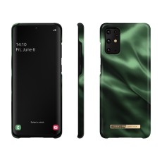 iDeal of Sweden Fashion AW19 Back Case priekš Samsung Galaxy S10e / S10e EE G970 - Emerald Satin - plastikāta aizmugures apvalks ar iebūvētu metālisku plāksni / bampers-vāciņš