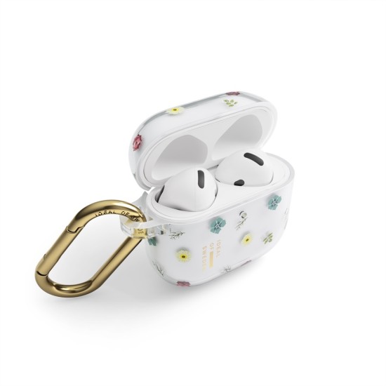 iDeal of Sweden Clear Case priekš Apple Airpods 4 - Petite Floral - plastikāta apvalks bezvadu austiņu lādēšanas ierīcei