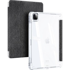 Dux Ducis Unid Foldable Book Case with Pencil Storage priekš Samsung Galaxy Tab A11 Plus X230 / X236 / Tab A9 Plus - Melns - sāniski atverams maciņš ar stendu