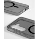 iDeal of Sweden Clear MagSafe Back Case priekš Samsung Galaxy S25 5G S931 / S24 5G S921 - Tinted Black - silikona aizmugures apvalks / bampers-vāciņš