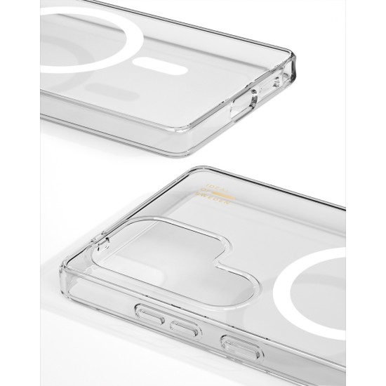 iDeal of Sweden Clear MagSafe Back Case priekš Samsung Galaxy S25 Ultra 5G S938 - Clear - silikona aizmugures apvalks / bampers-vāciņš