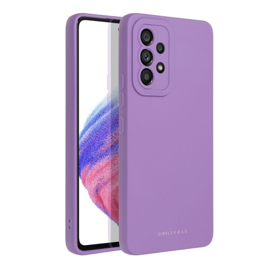 Roar Luna Back Case priekš Samsung Galaxy A53 5G A536 - Violets - silikona aizmugures apvalks / bampers-vāciņš