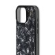 iDeal of Sweden Pearlised Back Case priekš Apple iPhone 16 Pro Max - Black - silikona-plastikāta aizmugures apvalks / bampers-vāciņš