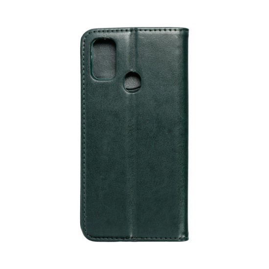 Smart Magnetic Case priekš Xiaomi Redmi Note 13 Pro 5G / Poco X6 5G - Tumši Zaļš - sāniski atverams mākslīgas ādas maciņš ar stendu