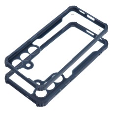 Anti-Drop Back Case для Samsung Galaxy A55 5G A556 - Прозрачный / Синий - противоударный силиконовый-пластиковый чехол-накладка / бампер-крышка
