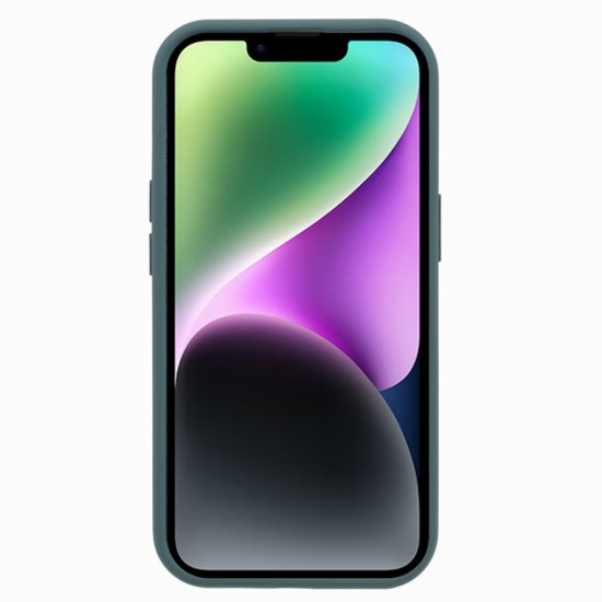 Mercury Silicone Case (Microfiber Soft Touch) priekš Apple iPhone 16 Pro Max - Zaļš - matēts silikona aizmugures apvalks (bampers vāciņš)