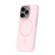 Silicone Thin Mag Case with MagSafe priekš Apple iPhone 16 Plus - Gaiši Rozā - silikona aizmugures apvalks / bampers-vāciņš