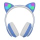 Cat ZS7G Ear Bluetooth 5.0 Wireless Headphones with Microphone Universālas Bezvadu Austiņas - Gaiši Zilas