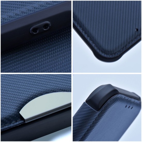 Razor Book Case priekš Samsung Galaxy S24 FE 5G S721 - Zils - sāniski atverams maciņš / grāmatveida maks