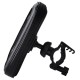 ART Leather Phone holder for Handlebar for Phone - Melns - Universāls telefona turētājs / maks uz motocikla stūres un rāvējslēdzēju