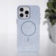Glitter Thin Magsafe Back Case priekš Apple iPhone 13 - Zils - silikona aizmugures apvalks / bampers-vāciņš