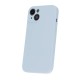 OEM Silicone Back Case (Microfiber Soft Touch) priekš Samsung Galaxy A16 4G A165 / A16 5G A166 - Gaiši Zils - matēts silikona aizmugures apvalks