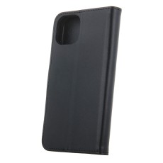 Smart Classic Book Case priekš Honor Magic6 Lite - Melns - sāniski atverams maciņš ar stendu / grāmatveida maks