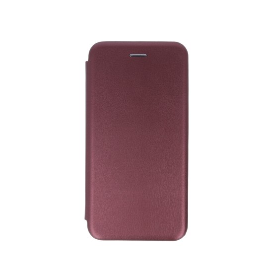 Smart Diva priekš Xiaomi Redmi Note 13 4G - Bordo - sāniski atverams maciņš ar stendu / grāmatveida maks