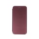 Smart Diva priekš Xiaomi Redmi Note 13 4G - Bordo - sāniski atverams maciņš ar stendu / grāmatveida maks