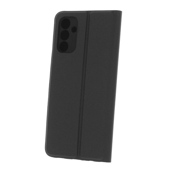 Smart Soft Book Case priekš Samsung Galaxy S24 Ultra 5G S928 - Melns - sāniski atverams maciņš ar stendu / grāmatveida maks