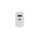 Maxlife MXTC-10-20AC PD / QC 20W 1x USB / 1x Type-C Tīkla Lādētājs - Balts - USB / USB-C wall travel charger