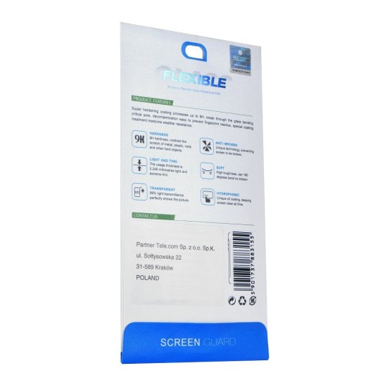 Flexible Nano Tempered Glass 9H screen protector guard priekš Samsung Galaxy A05s A057G - Hibrīds Ekrāna Aizsargstikls / Triecienizturīga Aizsargplēve