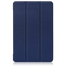 Tri-fold Stand PU Smart Auto Wake/Sleep Leather Case priekš Xiaomi Redmi Pad Pro 12.1 - Tumši Zils - sāniski atverams maciņš ar stendu