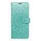 Forcell Mezzo Book Case priekš Samsung Galaxy A16 4G A165 / A16 5G A166 - Tirkīzs / Mandala - sāniski atverams maciņš ar stendu un auklu / grāmatveida maks