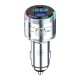 3MK 3in1 PPS Hyper Car Power FM Transmitter Bluetooth 5.3 USB Type-C PD 30W / USB QC 18W - Pelēks - USB FM Transmitteris un auto lādētājs, MP3 Audio atskaņotājs, automašinas bezvadu brīvroku sistēma