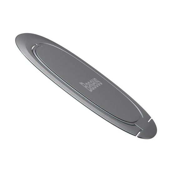 Baseus Invisible Phone Ring Holder - Sudrabains - Universālais gredzens-turētājs telefonam