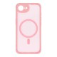 Full Matte MagSafe Back Case priekš Apple iPhone 16e - Rozā - matēts silikona-plastikāta aizmugures apvalks / bampers-vāciņš