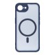 Full Matte MagSafe Back Case priekš Apple iPhone 16e - Zils - matēts silikona-plastikāta aizmugures apvalks / bampers-vāciņš
