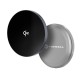 Forcell F-Energy Smart Charge Qi2 15W Wireless Charger with MagSafe with Type-C Cable 1.5M - Melns - Ātrs induktīvs bezvadu USB-C lādētājs paliktnis