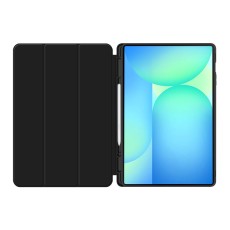 Tech-Protect SC Pen Book Case priekš Samsung Galaxy Tab S10 FE+ X620 / X626 - Melns - sāniski atverams maciņš ar magnētu un stendu