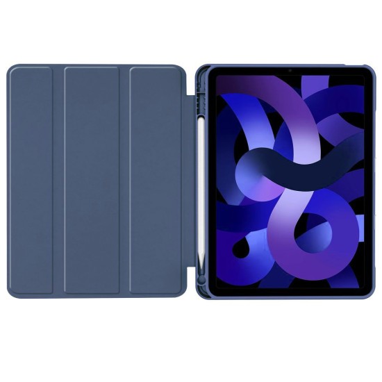 Tech-Protect SC Pen Book Case priekš Apple iPad Pro 11 (2018) / Air 4 (2020) / Air 5 (2022) / Air 11 (2024 / 2025) - Tumši Zils - sāniski atverams maciņš ar stendu