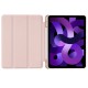 Tech-Protect SC Pen Book Case priekš Apple iPad Pro 11 (2018) / Air 4 (2020) / Air 5 (2022) / Air 11 (2024 / 2025) - Rozā - sāniski atverams maciņš ar stendu
