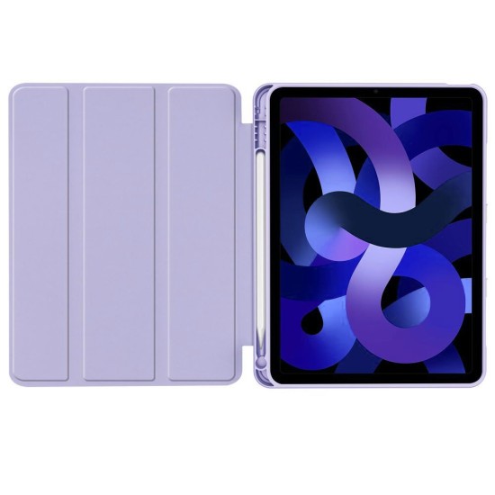 Tech-Protect SC Pen Book Case priekš Apple iPad Pro 11 (2018) / Air 4 (2020) / Air 5 (2022) / Air 11 (2024 / 2025) - Gaiši Violets - sāniski atverams maciņš ar stendu