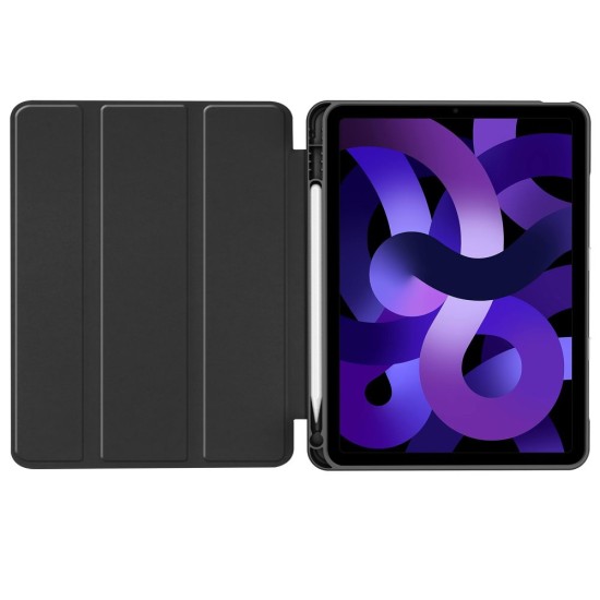 Tech-Protect SC Pen Book Case priekš Apple iPad Air 13 (2024 / 2025) - Melns - sāniski atverams maciņš ar stendu