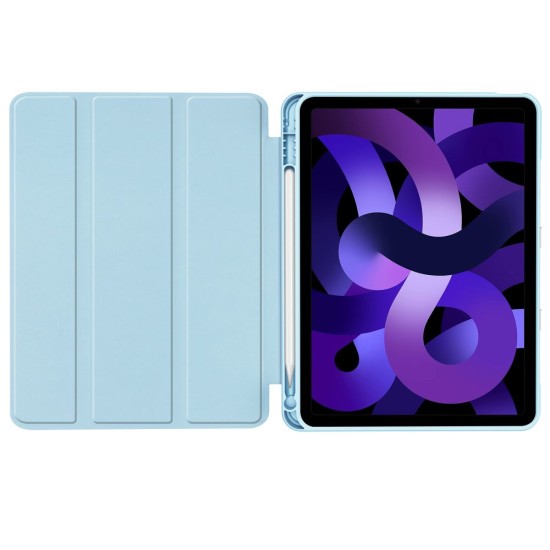 Tech-Protect SC Pen Book Case priekš Apple iPad Air 13 (2024 / 2025) - Gaiši Zils - sāniski atverams maciņš ar stendu