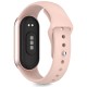 Tech-Protect Iconband Pure priekš Xiaomi Mi Smart Band 8 / 9 / 10 - Rozā - silikona siksniņa viedpulksteņiem
